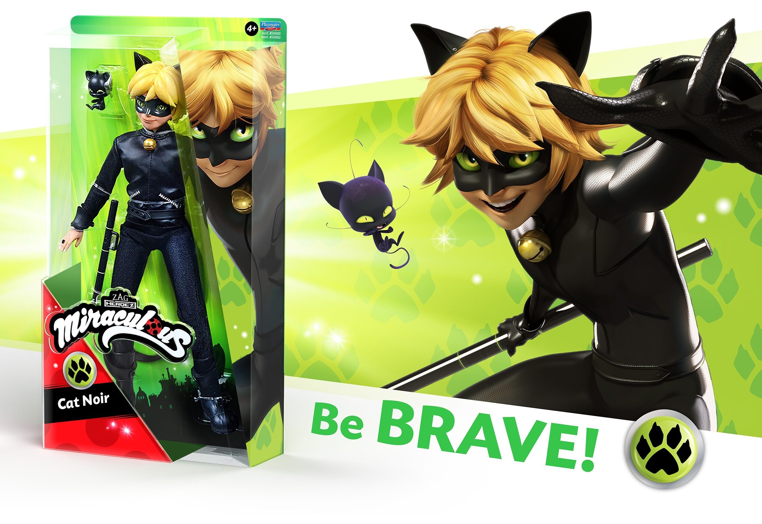 Miraculous LadyBug package design for Playmates Toys by McHale Design